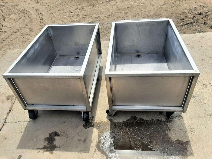 Used Tank, 64 Gallon, S/st, Rectangular, 24"x 36" x 17" #S744713