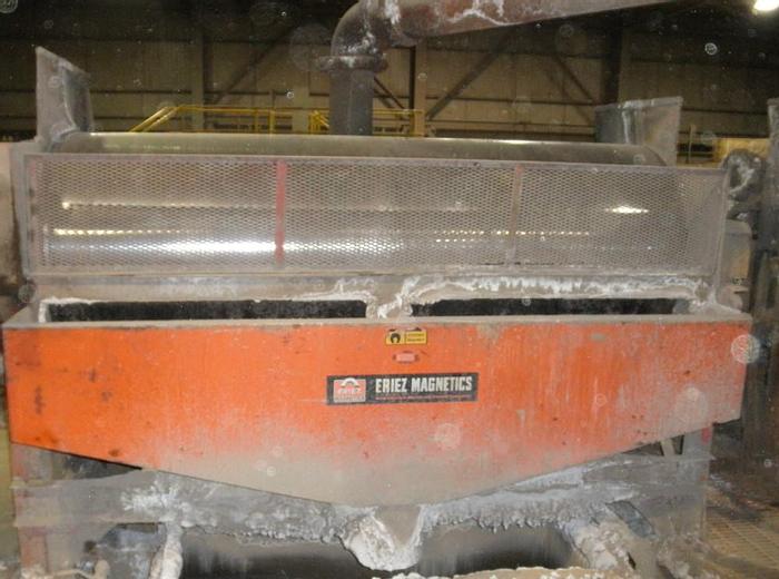 Used Separator, Magnetic, 36" X 96", S/st, Eriez, Drum, (2) #S738514