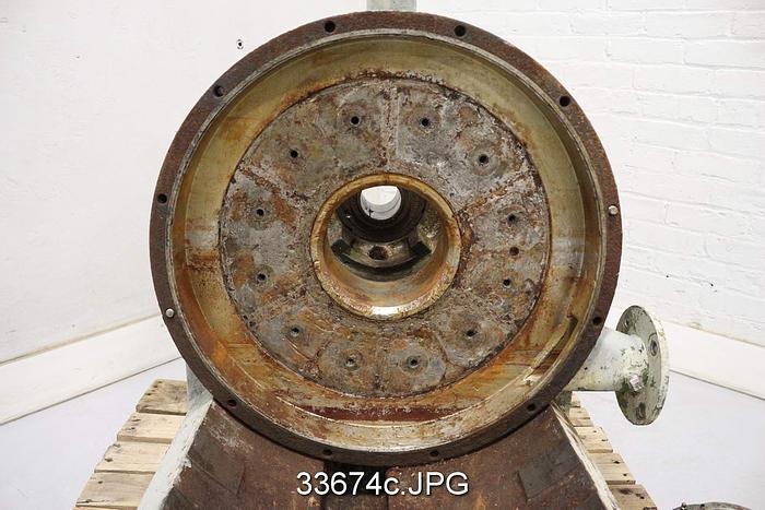 Used Sprout Waldron R20H Refiner Stationary Head and Base, 20" Rotor #33674