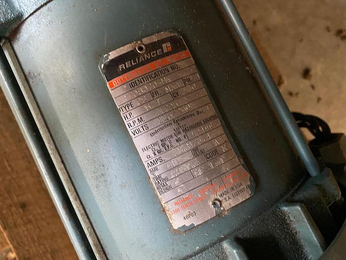 3/4 HP Reliance Master XL Gear Motor, M56WG21A