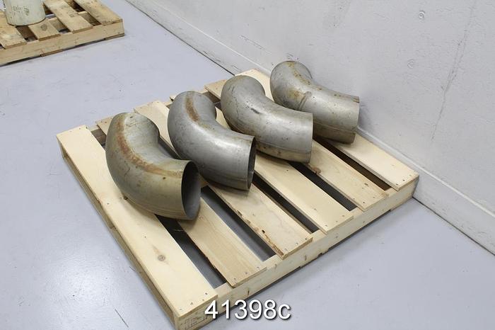 Used Alaskan 304L Stainless Steel 45 Degree Elbow Tubing #41398
