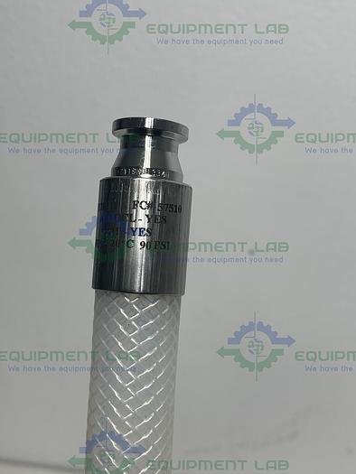 Used Saint Gobain 23035763 Pure Fit 96" Hose w/ 1" to 2" Sanitary Fitting 90 PSI