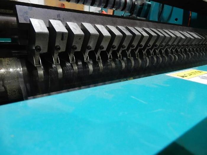 Used 30" WIDE DUSENBERY 635 DUPLEX SLITTER REWINDER 1" SLITS