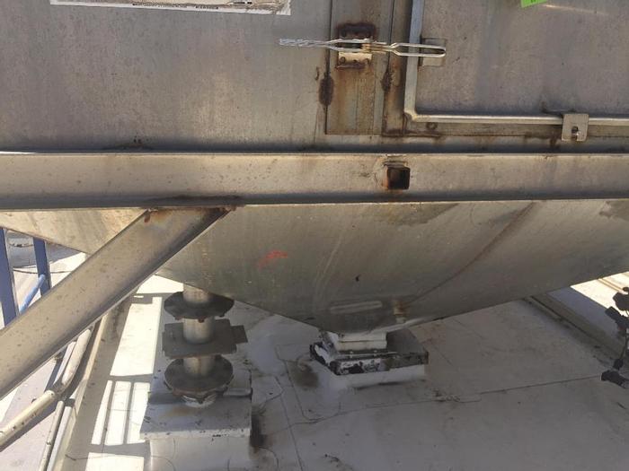 Used Bin, 400 CF, S/st, 7' X 7' x 9', S/st, Surge Bin (2) #S741113