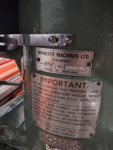 Used Used Manesty BB3B-27 Station Double Sided Rotary Tablet Press