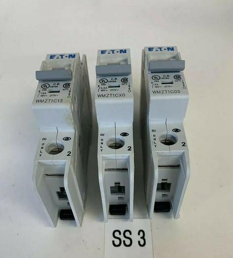 Used EATON CIRCUIT BREAKER WMZT1C03,CX0,C
