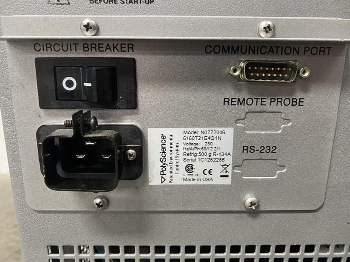 Used PolyScience WhisperCool N0772046 Refrigerated Chiller 230V