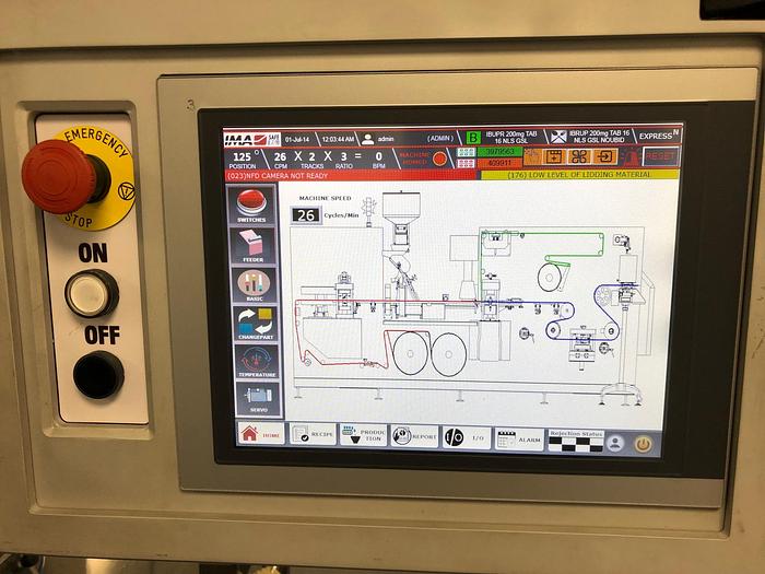 Used I 19999 E - Blister Line IMA EXPRESS N / IC 150C-M
