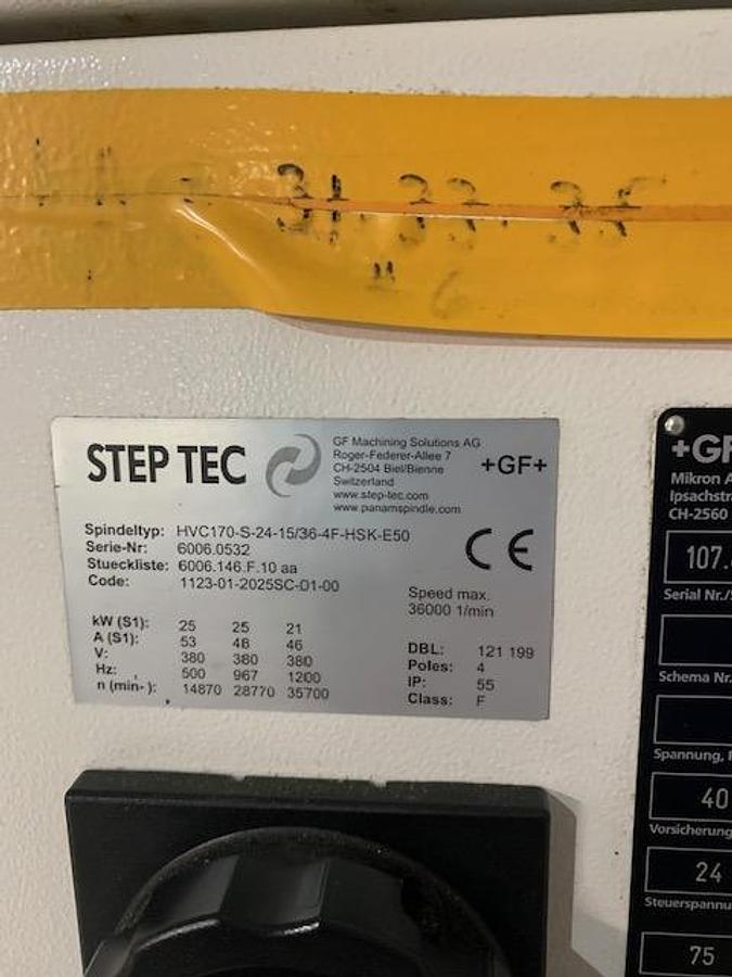 Used 2008 Mikron HsM 800