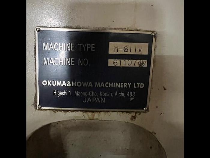 Used 1998 OKUMA & HOWA 611V - Fanuc control, 50 Taper
