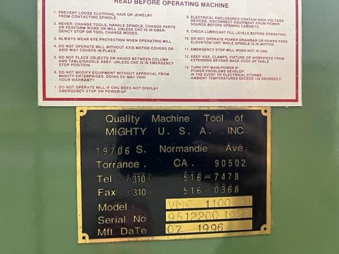 Used 1996 MIGHTY VIPER VMC- 1100PH