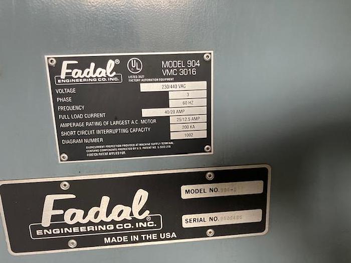 Used 1994 Fadal VMC-3016HT