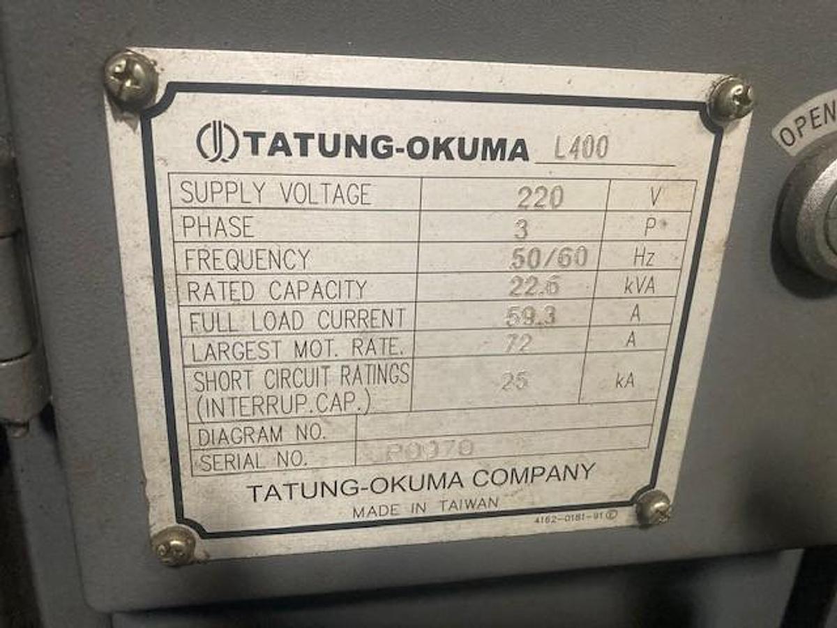 Used 2013 OKUMA Genos L400