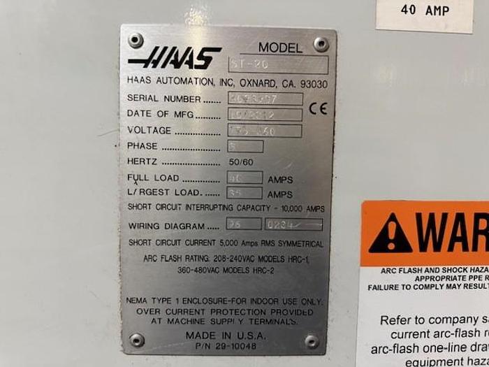 Used 2012 Haas ST-20