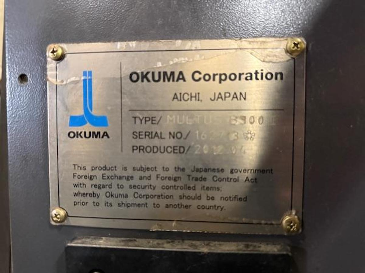 Used 2012 OKUMA Multus B300II