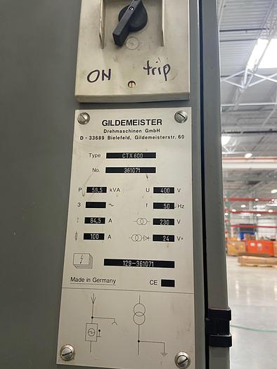 Used 2000 Gildemeister CTX 600