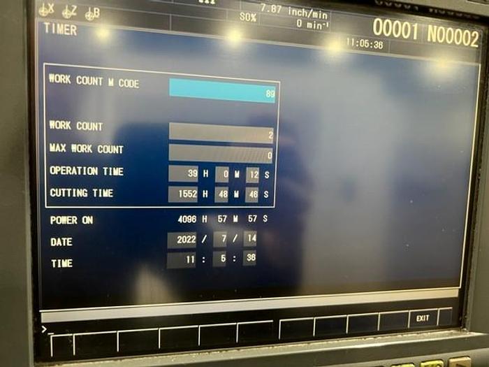 Used 2008 MORI SEIKI NL2000/500