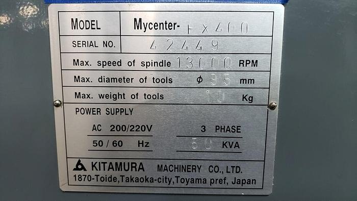 Used 2002 Kitamura HX-400
