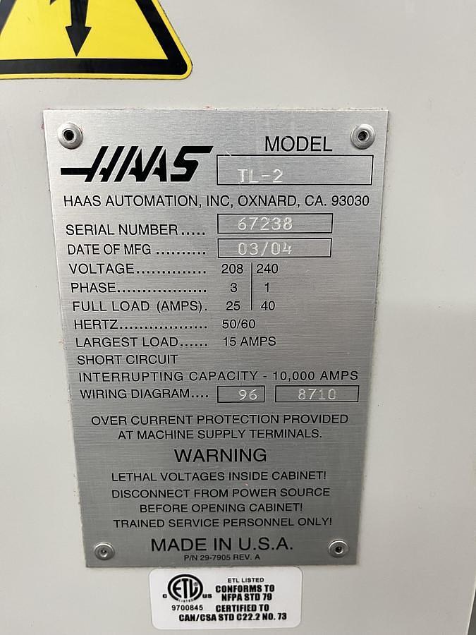 Used 2004 Haas TL-2
