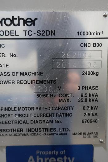 Used 2014 BROTHER TC-S2D
