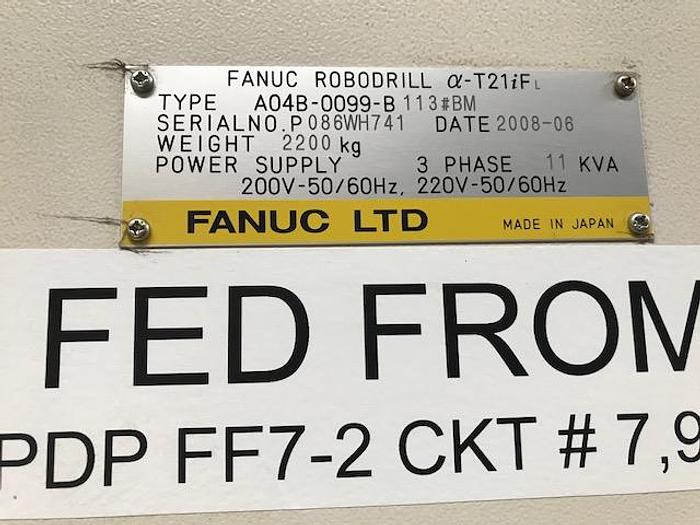 Used 2008 Fanuc Robodrill ALPHA-T21IFL