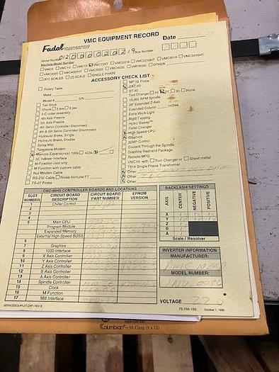 Used 2000 Fadal VMC-15XT