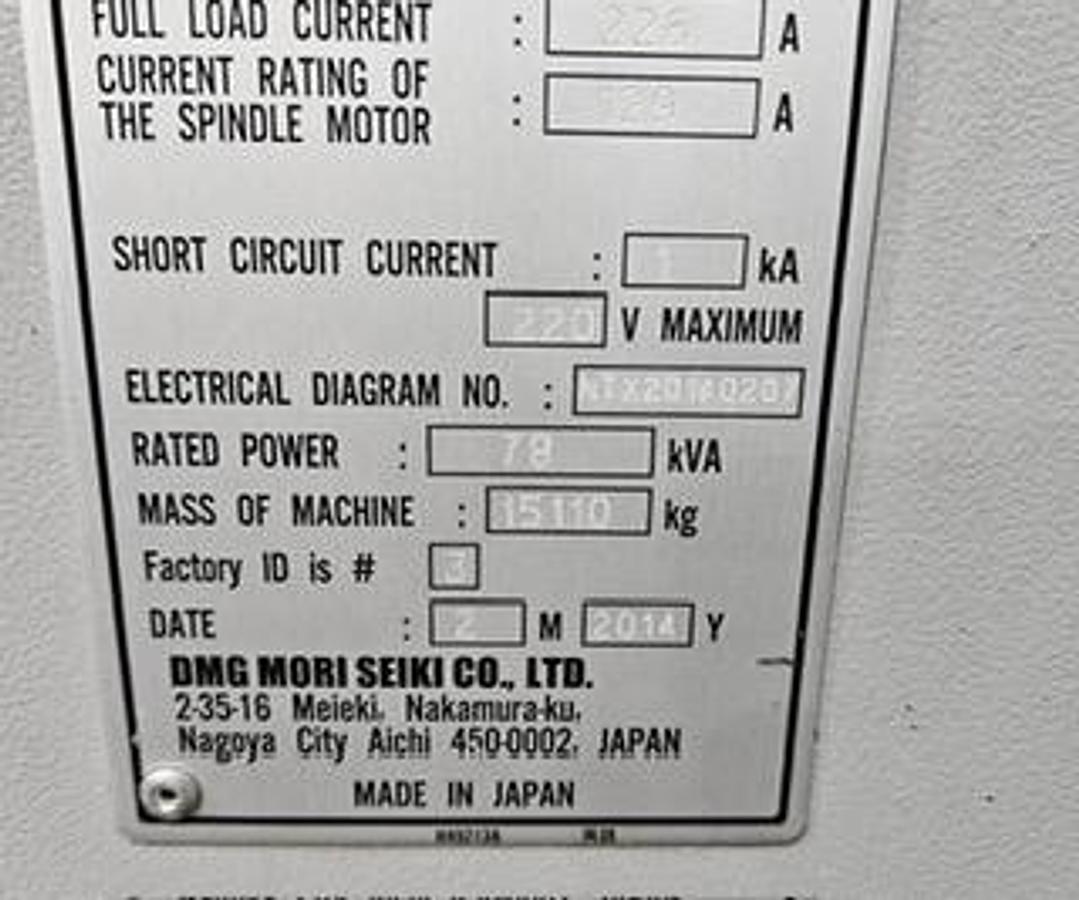 Used Mori Seiki NTX2000/1500S