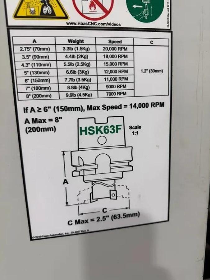 Used 2019 Haas GM-2-5AX