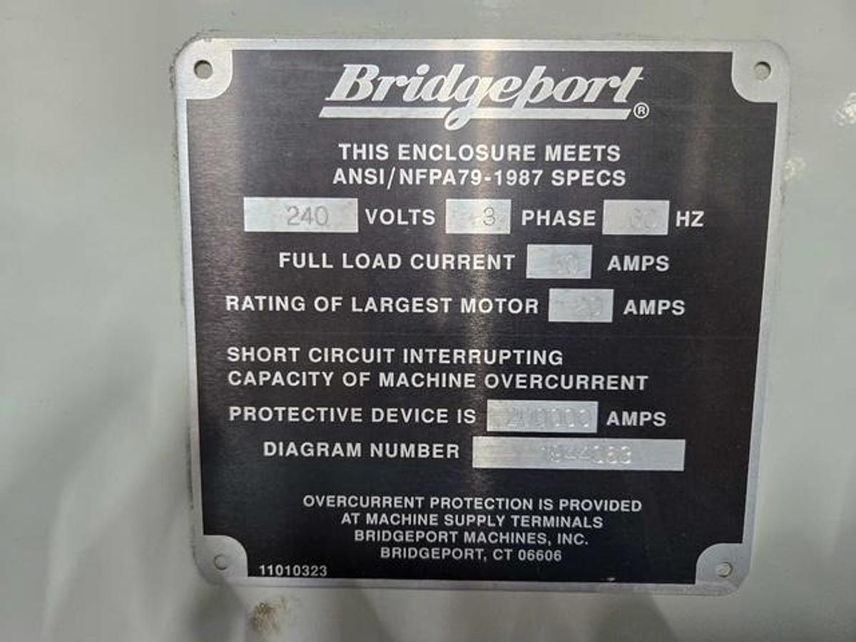 Used 1996 Bridgeport TORQ CUT 22