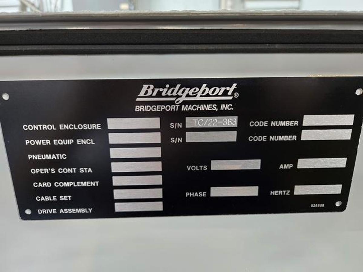 Used 1996 Bridgeport TORQ CUT 22