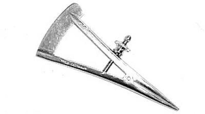 Used Ophthalmic Caliper Castroviejo 0 to 20mm by 80mm ELCON