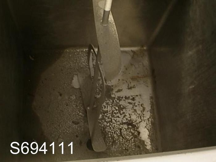 Used Tank, 280 Gallon, S/st, (2) 29" X 27" X 43", 1/2 HP Agits, #S694111