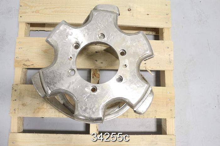 Used Bird 6/8 Pressure Screen 6-Foil Rotor #34255