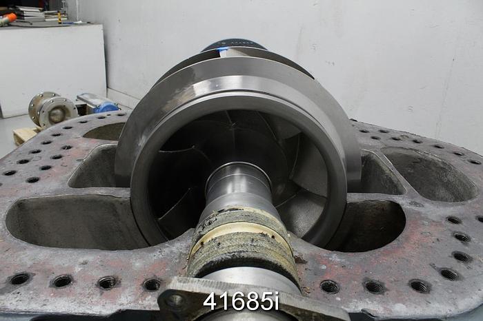 Used Sulzer ZUU-50 Double Suction Fan Pump, 20x24, Stainless Steel #41685