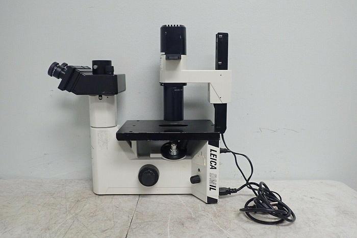 Used Leica DMIL Inverted Microscope Type 090-131.001 with 3 Objectives