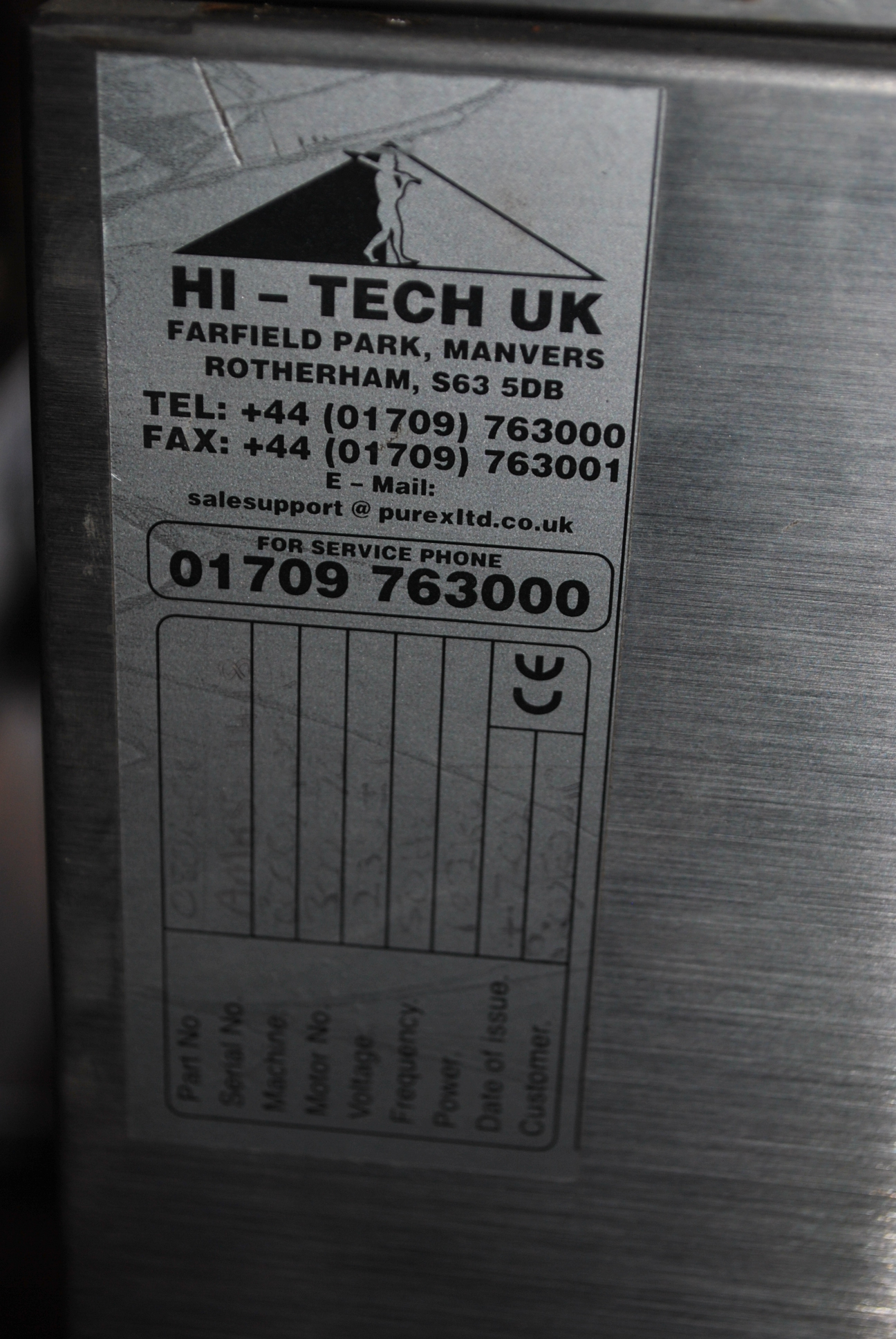 Used Purex iQ2000 fume extraction unit