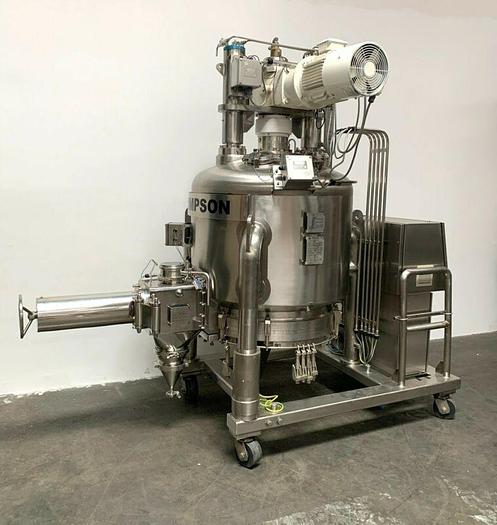 Used Charles Thompson 585 Liter Nutsche Agitated Filter Dryer w/ Spares 0.58 m3