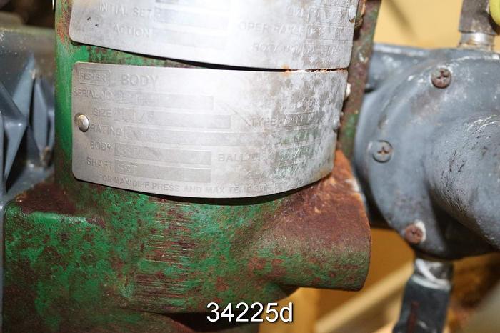 Used Fisher V200 1.5" Vee-Ball Control Valve #34225