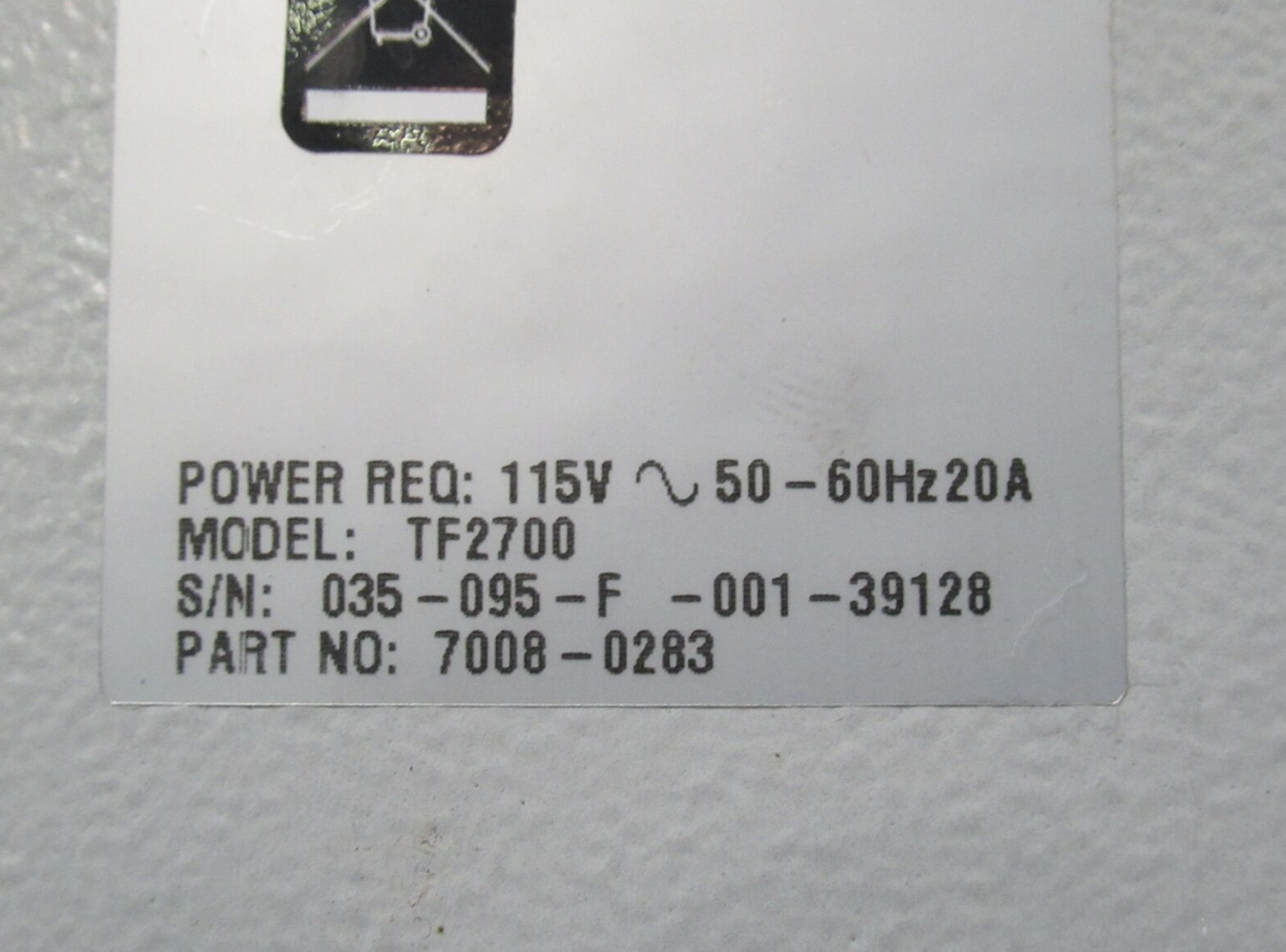 Used Pace TF2700 ThermoFlo BGA Rework Station 7008-0283