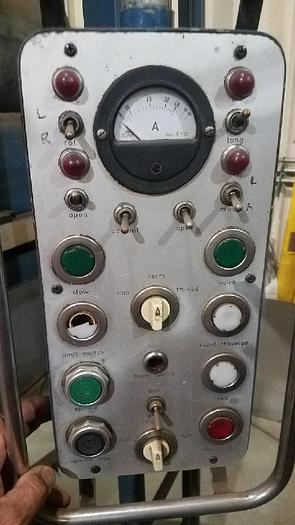 Used 4.125" Meuser Table Type Boring Mill, 57" X 57" Table, X Travel 72", Y Travel 55", 90 degree rotary table, DRO