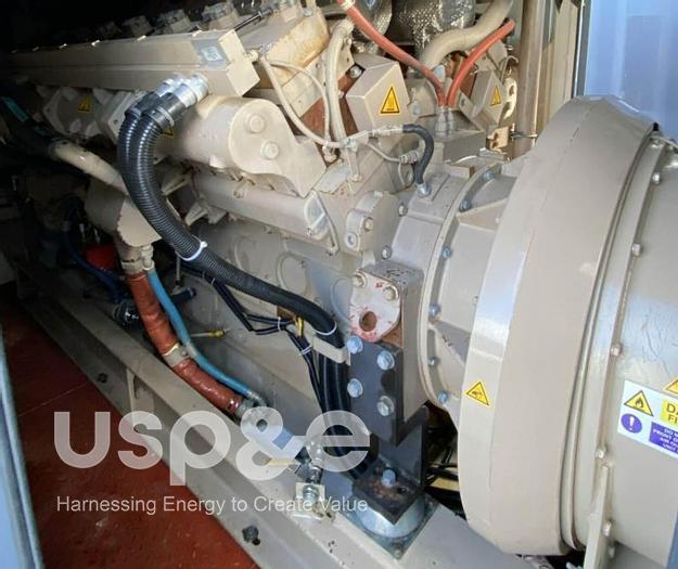 Used 1.3 MW 2010 Used Cummins QSK60-G5 Natural Gas Generator Sets