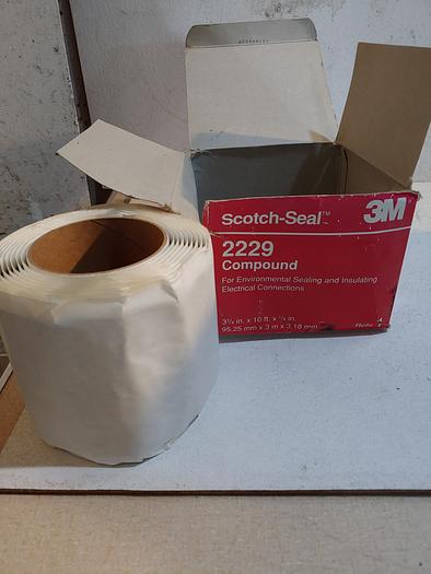 Parts Only 3M SCOTCH-SEAL 2229 COMPOUND 10' X 3.75" X 1/8" 1 ROLL (101)