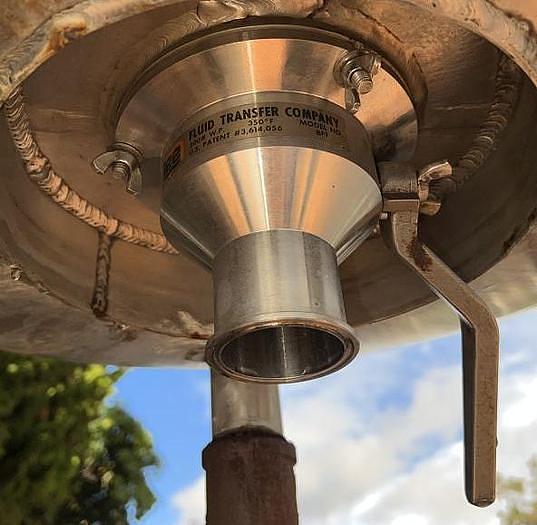 Used 400 GALLON LEE AGITATED KETTLE - S/S - 90 PSI JACKET