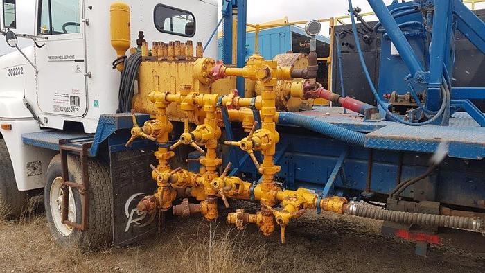 Used 1992 FREIGHTLINER FLD120 CONVENTIONAL 4 Axle Oilfield Pump/Kill Truck