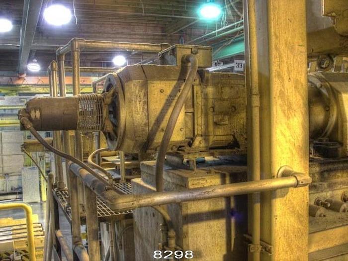 Used Fields & Boyd 805XLPT Wet Lap Machine, Capacity 400 Tds Tpd, Fields & Boyd Twin Wire Dewatering Press, 2-Meter, (3) Main Presses; 1500 Pli Each, Second Press 2400" Bellows (Added In 1988), Cutter Layboy #8298