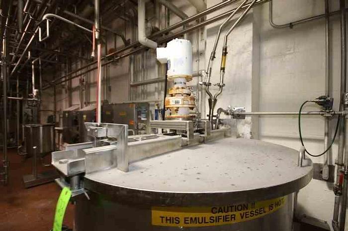 Used LEE 300 GAL. SINGLE AGITATION & SCRAPE JACKETED STEAM KETTLE, #300A55, (STOCK #802C).