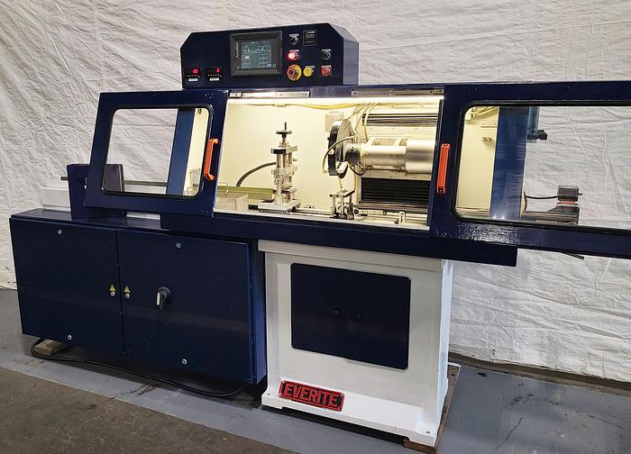 Used Everite Electrochemical Automatic Tube Cutoff Saw Machine Model TC SR7
