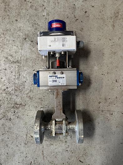 Used 2010 Spirax-Sarco BVA 310 Pneumatic Actuator Ball valve