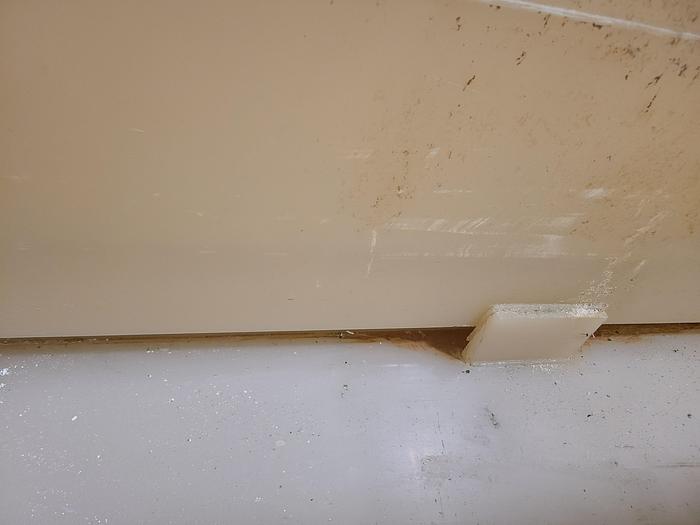 Used Polypro Tank Counter Flow Rinse side and bottom support 72" x 30" x 30"