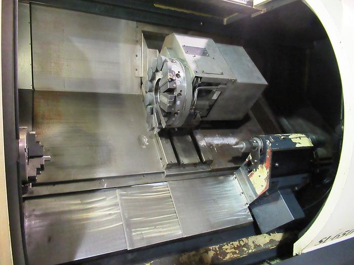 Used 2005 Johnford SL-650-CS CNC Lathe with Live Milling